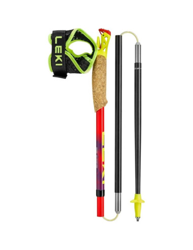 Kije trekkingowe leki trl ultratrail fx one, 125cm czerwone