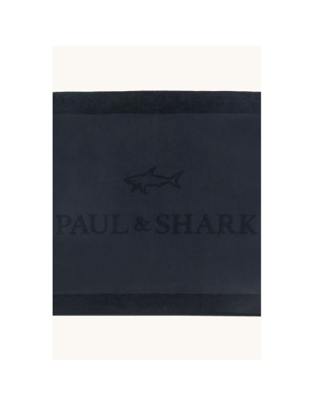 Ręcznik plażowy paul&shark granatowy 25417071-13 - luksusowy, duży rozmiar