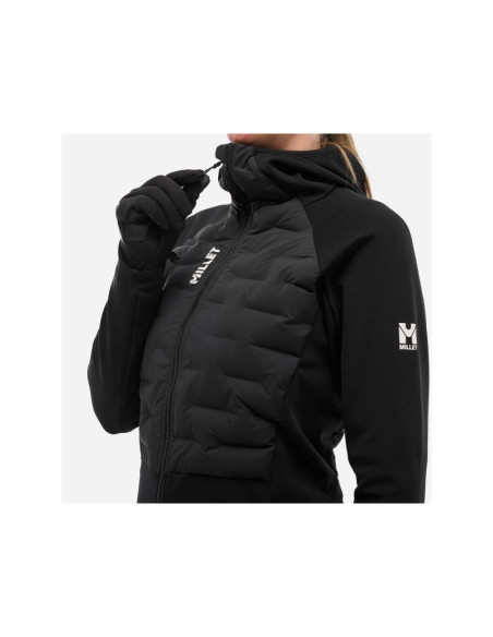 Kurtka narciarska millet pierraent hybrid hood czarna