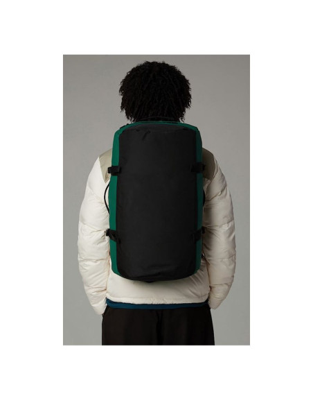 The north face os sportowa torba 50 l nylon, poliester czarny, zielony