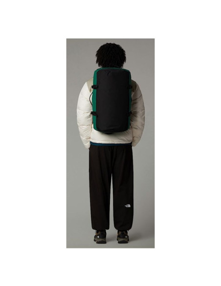 The north face os sportowa torba 50 l nylon, poliester czarny, zielony