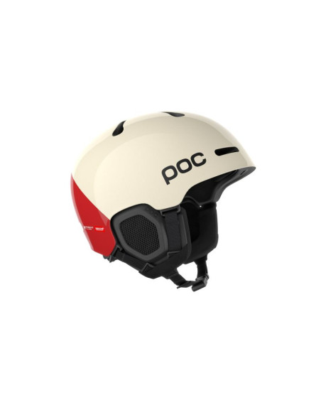 Kask narciarski poc fornix bc biało/czerwony