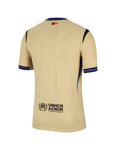 Koszulka męska nike fc barcelona 2025/26 match away beżowa hj4554 784
