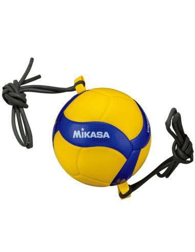 Piłka do siatkówki mikasa v300w-at-tr z gumami żółto-niebieska rozm. 5