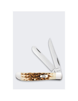 Scyzoryk case mini trapper ss amber bone