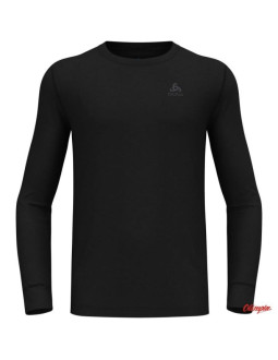 Koszulka męska odlo bl top crew neck l/s merino 200 roz. l czarna