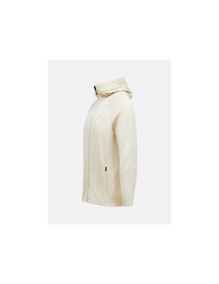 Bluza peak performance m rider essentials zip hood piaskowy