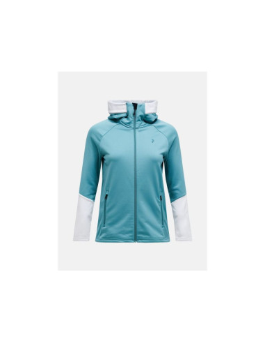 Bluza peak performance w rider essentials zip hood niebieski