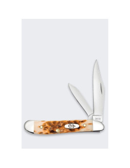 Scyzoryk case peanut ss amber bone