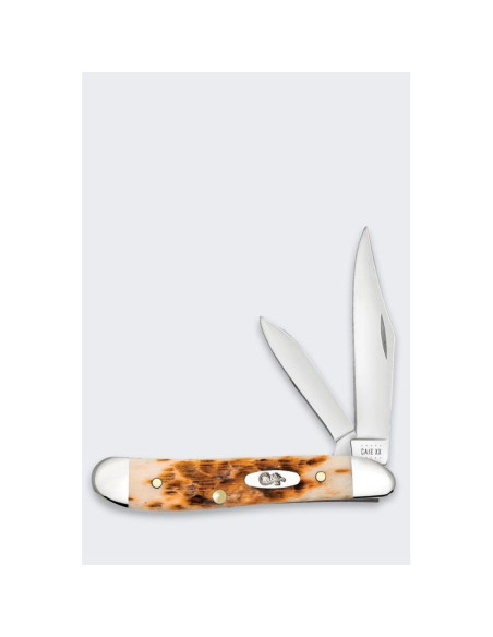 Scyzoryk case peanut ss amber bone