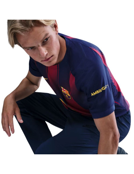 Koszulka męska nike fc barcelona stadium home 25/26 granatowa hj4590 456