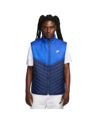 Kamizelka męska nike therma-fit windrunner niebieska fb8201 410 l
