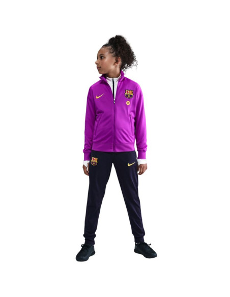 Dres dla dzieci nike fc barcelona strike fioletowo-czarny hj8027 552