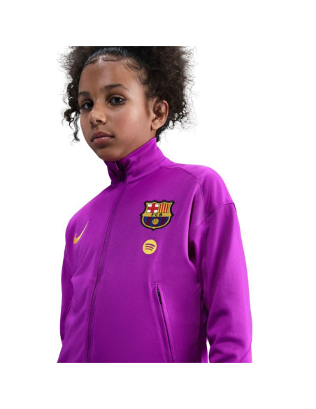 Dres dla dzieci nike fc barcelona strike fioletowo-czarny hj8027 552