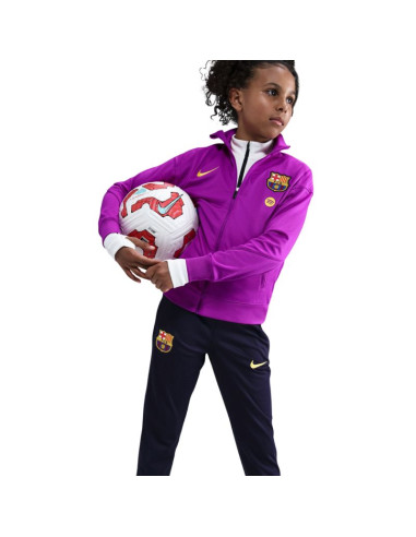 Dres dla dzieci nike fc barcelona strike fioletowo-czarny hj8027 552