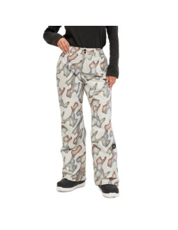 Damskie spodnie narciarskie o'neill star printed winter pants hiker camo - 37519