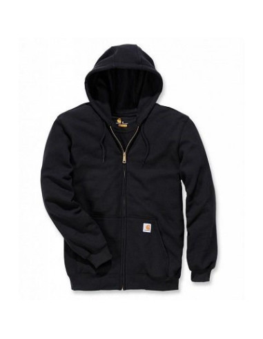 Bluza carhartt midweight hooded zip black