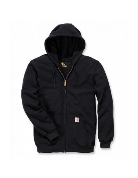 Bluza carhartt midweight hooded zip black