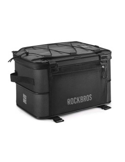 Rockbros torba na bagażnik 15-30 l składana czarna