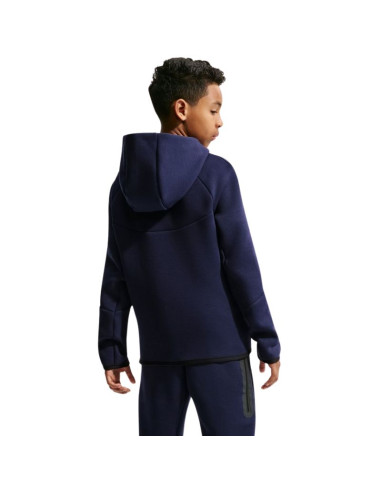 Bluza dla dzieci nike fc barcelona tech fleece granatowa ii3722 498