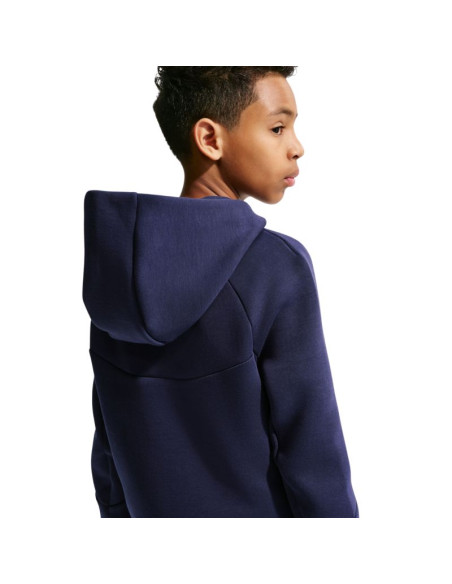 Bluza dla dzieci nike fc barcelona tech fleece granatowa ii3722 498
