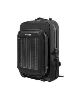 Plecak rowerowy rockbros h51 plecak z panelem solarnym - czarny