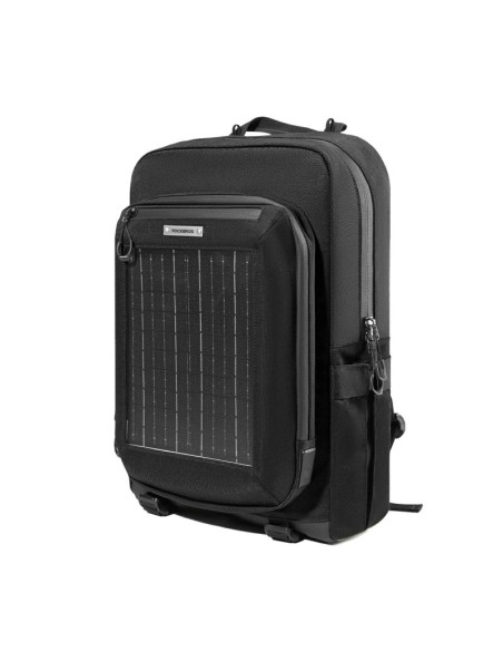 Plecak rowerowy rockbros h51 plecak z panelem solarnym - czarny