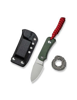 Nóż civivi baby banter fixed blade n-v g10 green