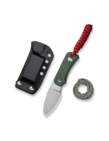 Nóż civivi baby banter fixed blade n-v g10 green