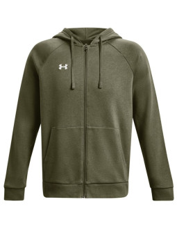Bluza męska under armour rival fleece fz hoodie khaki 1379767 390