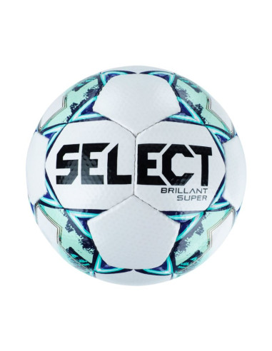 Piłka nożna select brillant super 5 biało-granatowo-zielona 19215