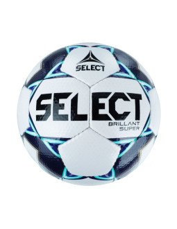 Piłka nożna select brillant super 5 biało-granatowo-zielona 19215 2