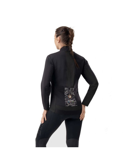 Bluza rowerowa rockbros tlwt001 road to sky wiatroszczelna ocieplana s - czarna