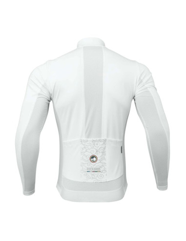 Bluza rowerowa rockbros tlwt001 road to sky wiatroszczelna ocieplana l - biała