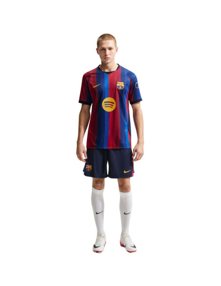 Spodenki męskie nike fc barcelona match home granatowe ii1801 498