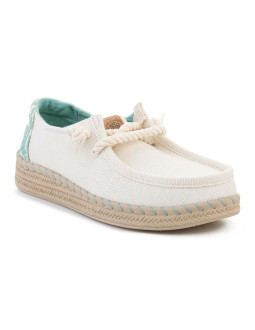 Heydude wendy espadrille hibiscus egret/multi 45237-0ni