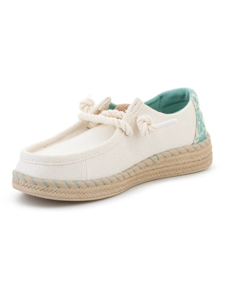 Heydude wendy espadrille hibiscus egret/multi 45237-0ni