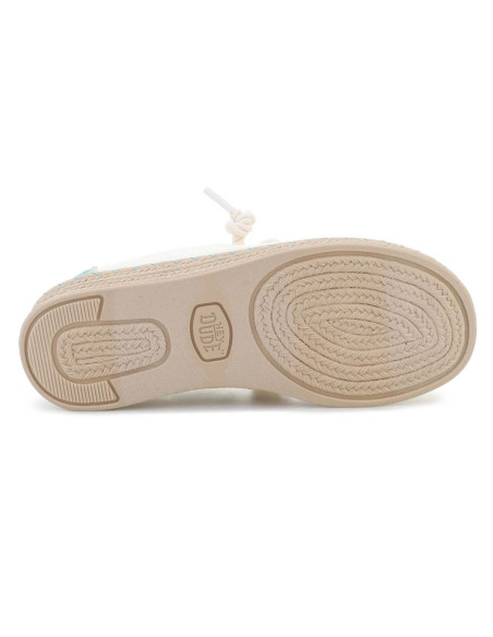 Heydude wendy espadrille hibiscus egret/multi 45237-0ni
