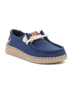 Heydude wendy espadrille hibiscus ensign blue/multi 45237-4zl
