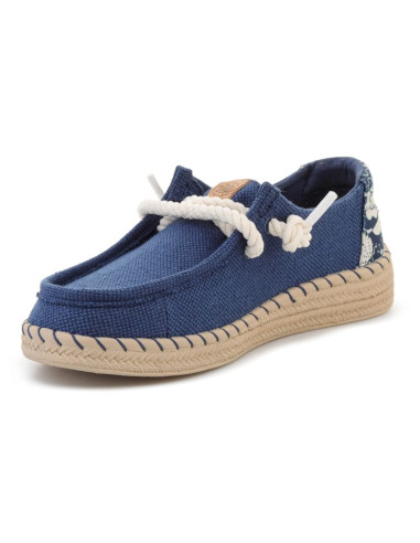 Heydude wendy espadrille hibiscus ensign blue/multi 45237-4zl