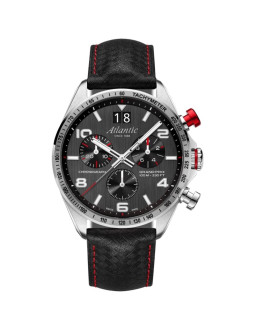 Zegarek męski atlantic grand prix chrono 55463.41.65 + box