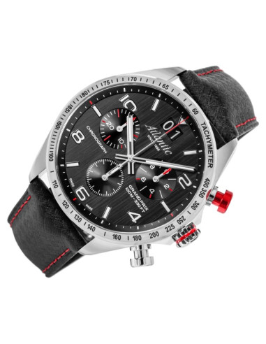 Zegarek męski atlantic grand prix chrono 55463.41.65 + box