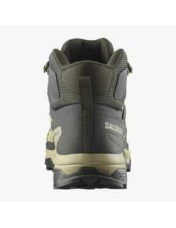 Buty turystyczne salomon x ultra 5 mid gtx - peat/gray green/blue