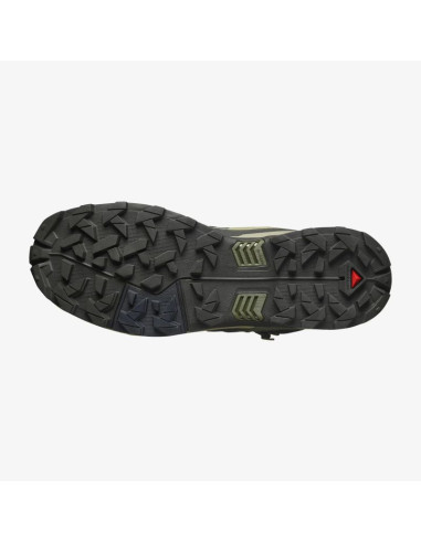 Buty turystyczne salomon x ultra 5 mid gtx - peat/gray green/blue