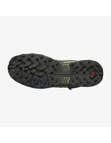 Buty turystyczne salomon x ultra 5 mid gtx - peat/gray green/blue