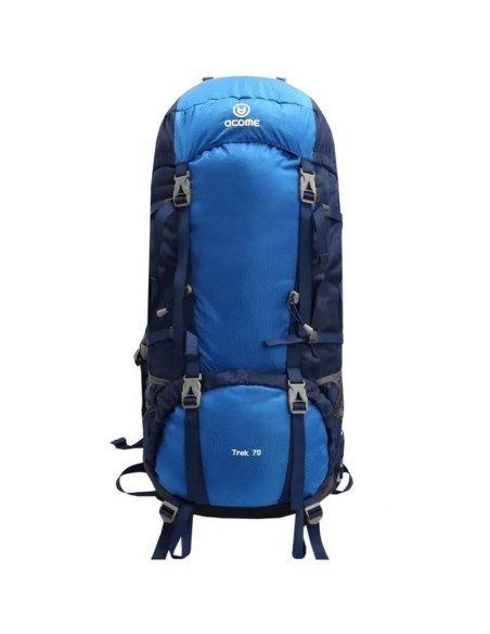 Plecak turystyczny acome trek 70l niebieski
