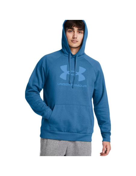 Bluza męska under armour rival fleece logo hd niebieska 1379758 406 xl