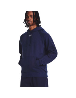Bluza męska under armour rival fleece hoodie granatowa 1379757 410 m