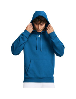Bluza męska under armour rival fleece hoodie niebieska 1379757 406 m