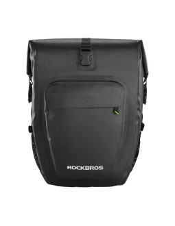 Torba na bagażnik rockbros as-001 wodoodporna 27 l - czarna